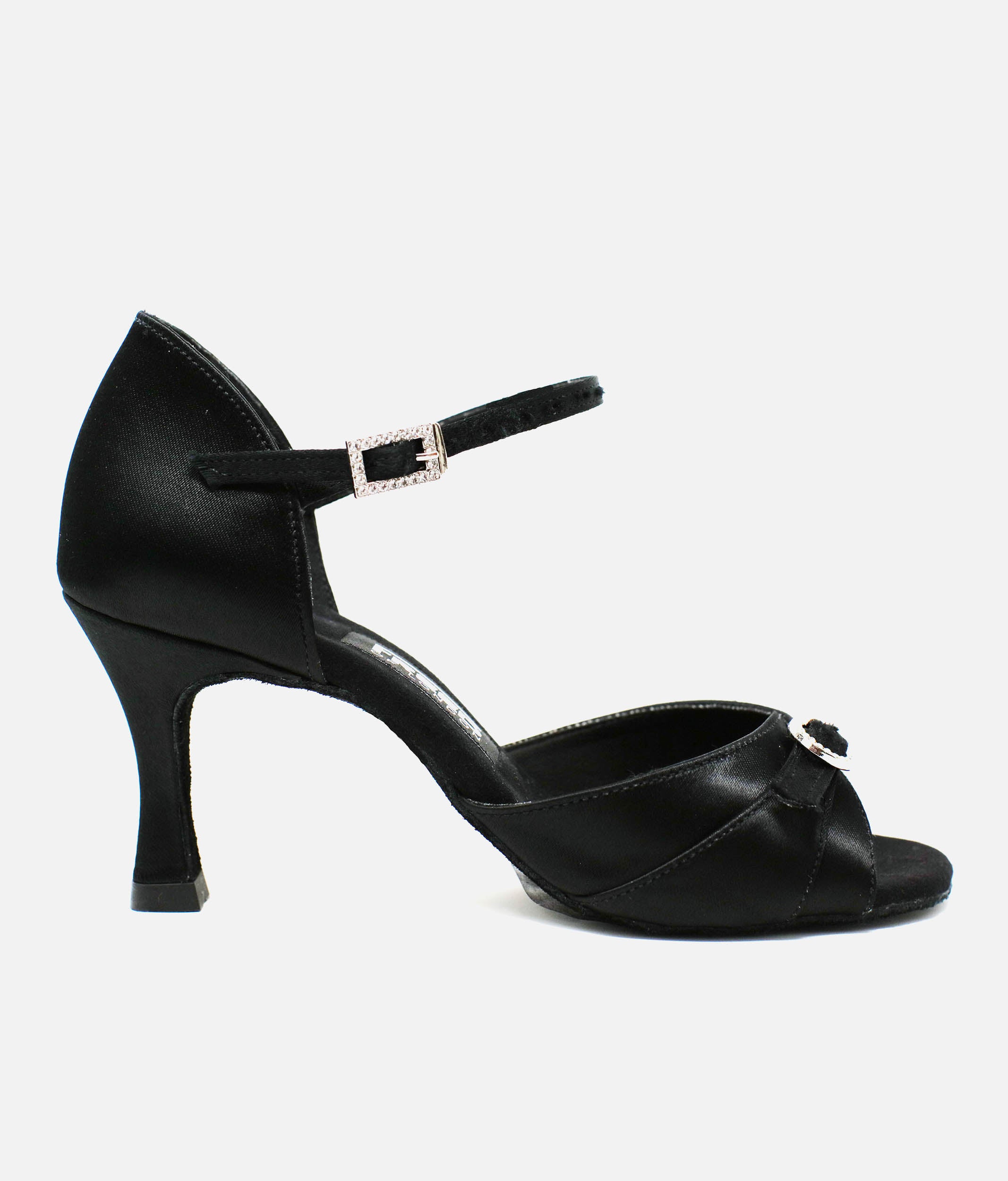 Open Toe Dance Sandal With Adjustable Vamp - Leona